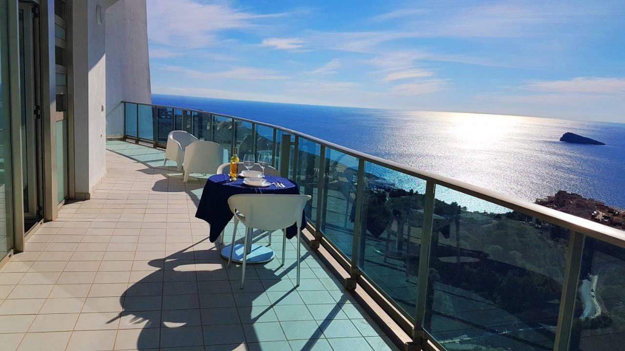 Luxury Apartment On The 40Th Floor With Amazing Views Бенидорм Экстерьер фото